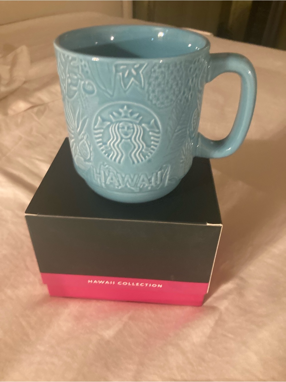 NWB Exclusive Hawaii Collection Starbucks Light Blue Ceramic Mug